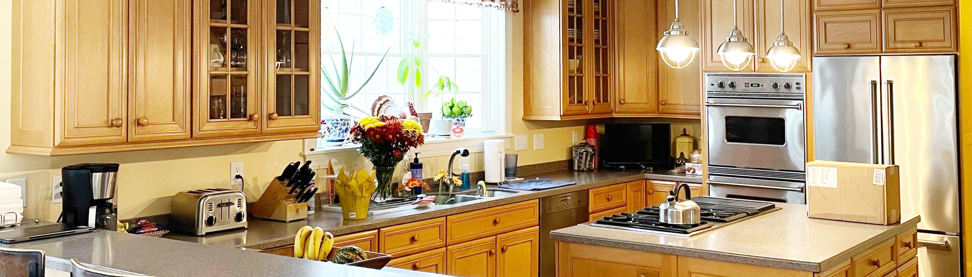 Kitchen interior painting by Bushnell Painting